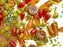 65 g Exclusive Multicolored Czech Glass Beads Mix , Amber Dreams, Czech Glass