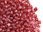 20 g 2-hole SuperDuo™ Seed Beads, 2.5x5mm, Ruby White Luster, Czech Glass