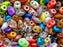 20 g 2-hole SuperDuo™ Seed Beads, 2.5x5mm, Mix, Czech Glass