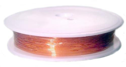 1 pc Elastic Rubber Cord, 0.6mm (0.02inch) x 18m (19.7yd), Orange