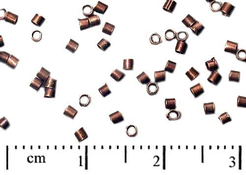 20 pcs Crimp Beads 1.5mm, Copper