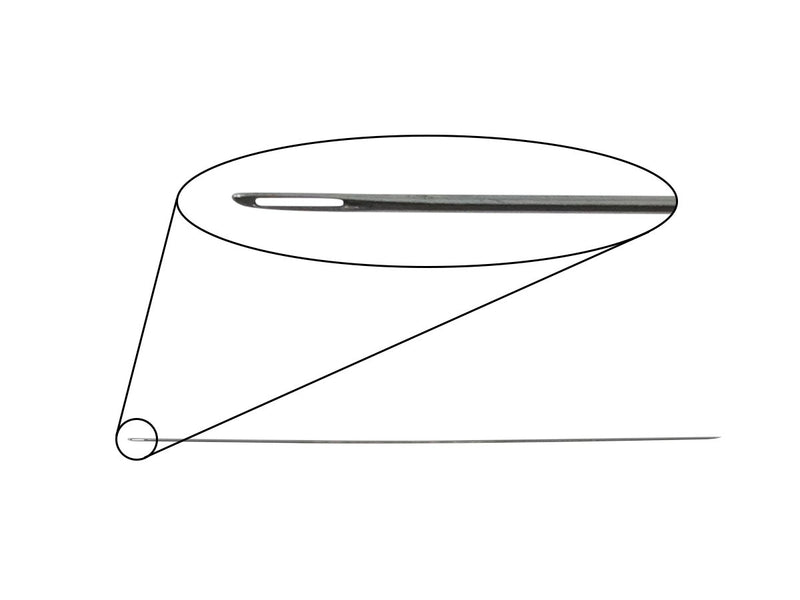 Pearlstringing Needle 0.5x100 mm, Metal