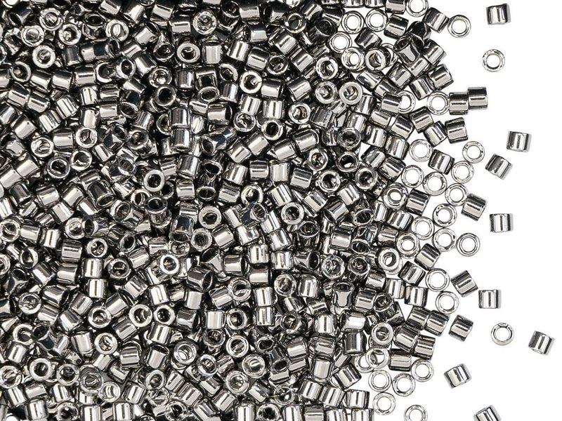 5 g 10/0 Miyuki Delica, Nickel Plated, Japanese Seed Beads