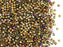 5 g 10/0 Miyuki Delica, Metallic Golden Olive Iris, Japanese Seed Beads