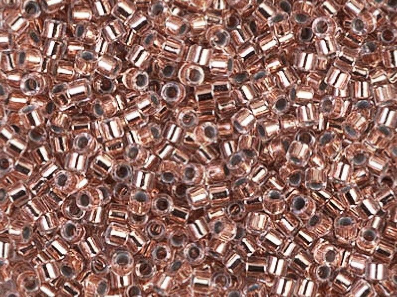 10/0 Miyuki Delica Copper Lined Crystal Japanese Seed Beads