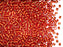 5 g 10/0 Miyuki Delica, Silver Lined Red, Japanese Seed Beads