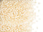 5 g 10/0 Miyuki Delica, Matted Opaque Dk.Cream AB, Japanese Seed Beads
