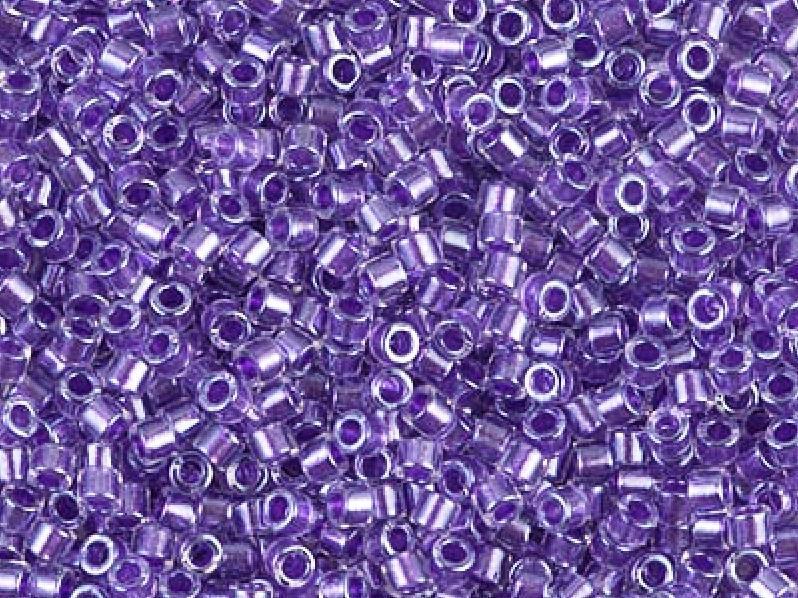10/0 Miyuki Delica Sparkling Purple Lined Japanese Seed Beads