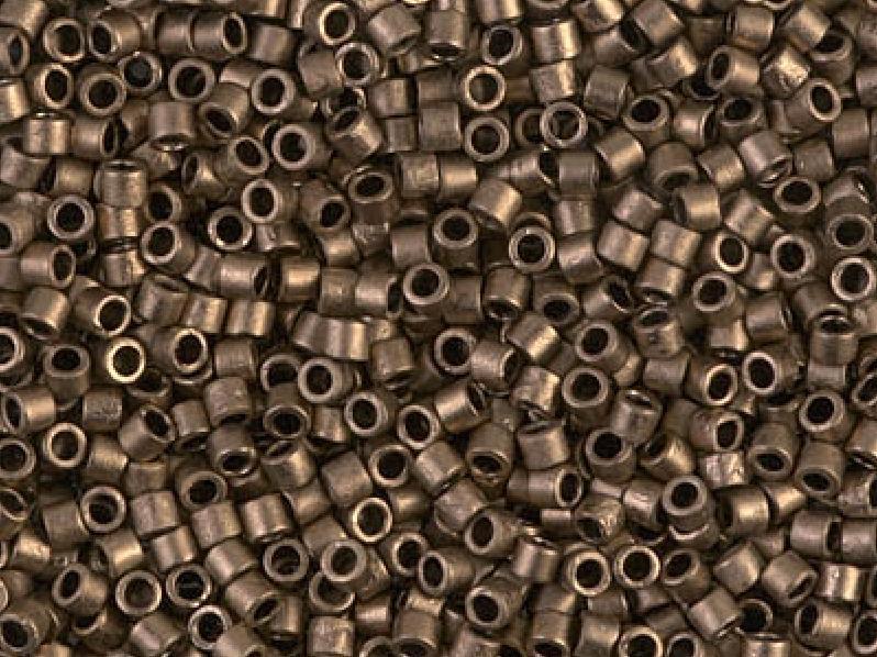 10/0 Miyuki Delica Metallic Gold Matted Japanese Seed Beads