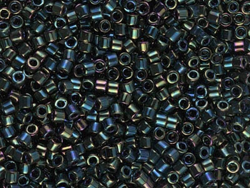 Delica Seed Beads 10/0, Green Iris, Miyuki Japanese Beads