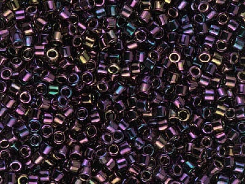 Delica Seed Beads 10/0, Purple Iris, Miyuki Japanese Beads