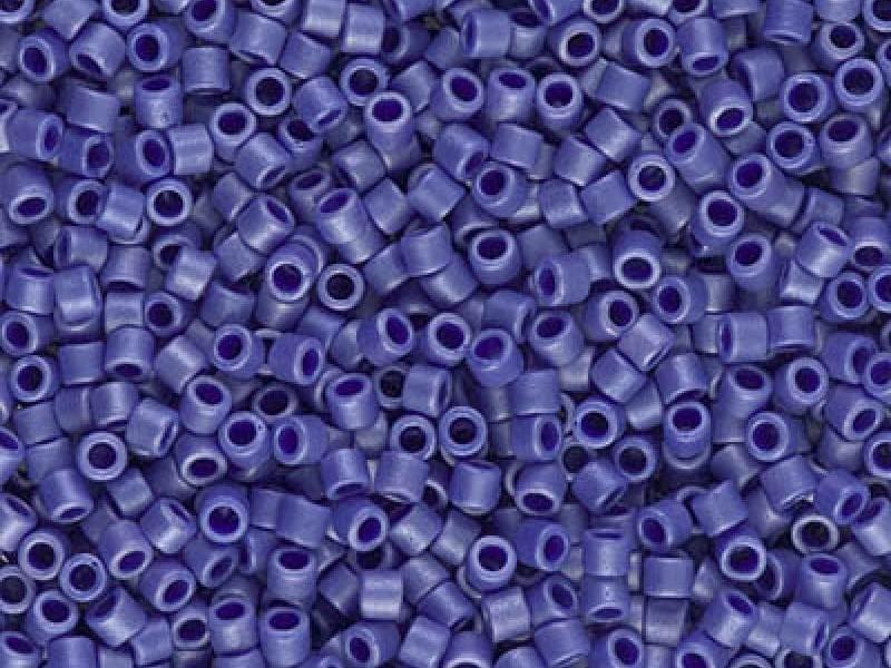 Delica Seed Beads 10/0, Metallic Sapphire Matte, Miyuki Japanese Beads