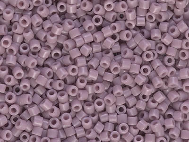 Delica Seed Beads 10/0, Opaque Lilac, Miyuki Japanese Beads