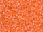 Delica Seed Beads 10/0, Transparent Orange Matte, Miyuki Japanese Beads