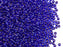 20 g 10/0 Seed Beads Preciosa Ornela, Blue Transparent Silver Lined, Czech Glass