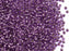 20 g 10/0 Seed Beads Preciosa Ornela, Transparent Purple Silver Lined, Czech Glass