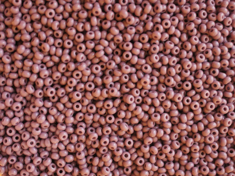 20 g 10/0 Seed Beads Preciosa Ornela, Pink Opaque, Czech Glass
