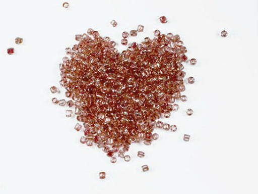 10 g 10/0 3-Cut Seed Beads Preciosa Ornela, Crystal Red, Czech Glass