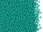 20 g 10/0 Seed Beads Preciosa Ornela, Turquoise Green Opaque, Czech Glass