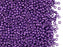 20 g 10/0 Seed Beads Preciosa Ornela, Rocailles Purple Metallic, Czech Glass