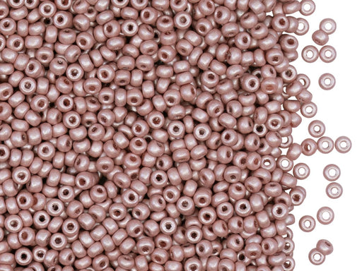 Rocailles Seed Beads 10/0, Old Pink Pastel, Czech Glass