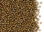 Rocailles Seed Beads 10/0, Gold Metallic Mix, Czech Glass