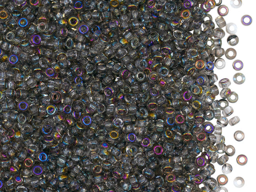Rocailles Seed Beads 10/0, Crystal Kalipo, Czech Glass