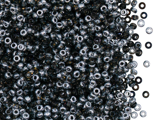 Rocailles Seed Beads 10/0, Crystal Heliotrope, Czech Glass