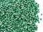 10 g 10/0 3-Cut Seed Beads Preciosa Ornela, Green Metallic, Czech Glass