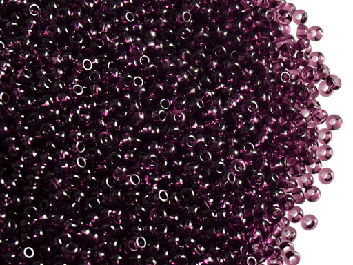 20 g 10/0 Seed Beads Preciosa Ornela, Amethyst, Czech Glass