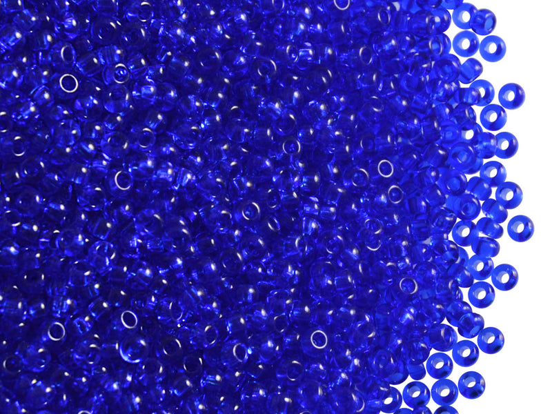 20 g 10/0 Seed Beads Preciosa Ornela, Dark Sapphire, Czech Glass