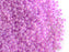 20 g 10/0 Seed Beads Preciosa Ornela, Alabaster Light Purple AB, Czech Glass