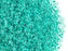 20 g 10/0 Seed Beads Preciosa Ornela, Crystal Turquoise Green Lined Matte, Czech Glass