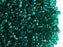 20 g 10/0 3-Cut Seed Beads Preciosa Ornela, Emerald Transparent, Czech Glass