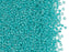 Rocailles Seed Beads 11/0, Crystal Bright Sea Wave Lined, Czech Glass