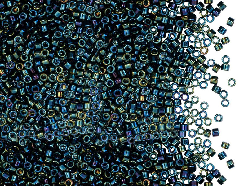 5 g 11/0 Miyuki Delica, Blue Iris, Japanese Seed Beads