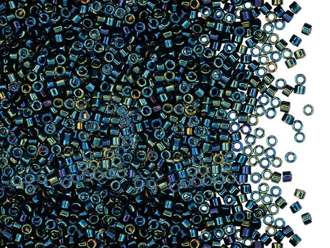 Delica Seed Beads 11/0, Blue Iris, Miyuki Japanese Beads