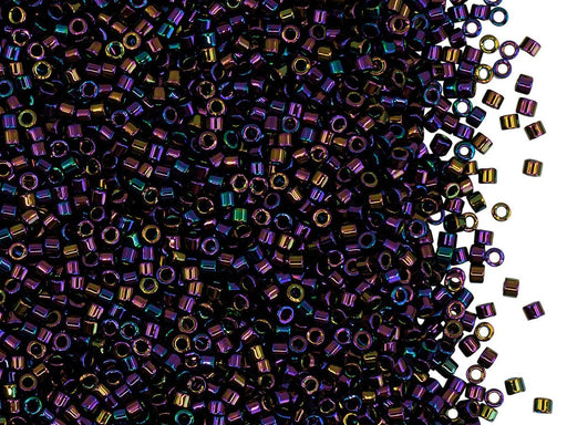 5 g 11/0 Miyuki Delica, Purple Iris, Japanese Seed Beads