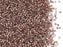 Delica Seed Beads 11/0, Crystal Copper Lined, Miyuki Japanese Beads