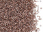 5 g 11/0 Miyuki Delica, Copper Lined Crystal, Japanese Seed Beads