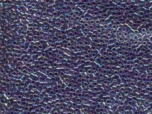 11/0 Miyuki Delica Lined Lt. Violet AB Japanese Seed Beads