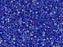 11/0 Miyuki Delica Lined Blue Violet AB Japanese Seed Beads