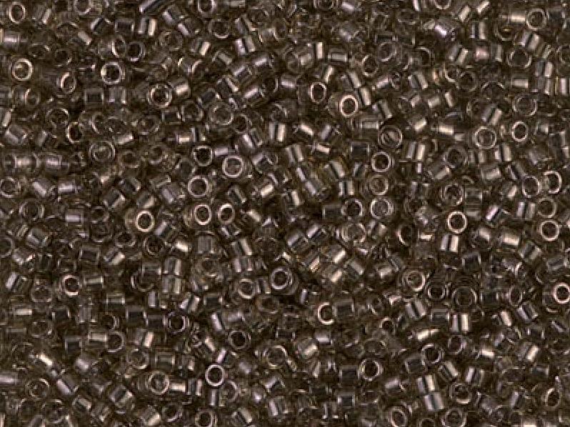 11/0 Miyuki Delica Transparent Smoky Olive Japanese Seed Beads