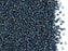5 g 11/0 Miyuki Delica, Opaque Blue Gray Luster, Japanese Seed Beads