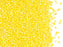 5 g 11/0 Miyuki Delica, Opaque Yellow AB, Japanese Seed Beads