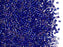 Delica Seed Beads 11/0, Opaque Royal Blue AB, Miyuki Japanese Beads