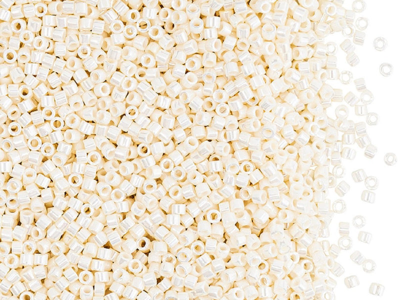 5 g 11/0 Miyuki Delica, Ceylon Lt. Yellow, Japanese Seed Beads