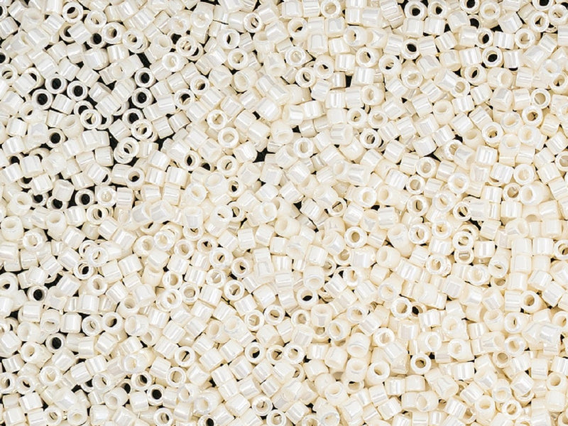 5 g 11/0 Miyuki Delica, Ceylon Lt. Yellow, Japanese Seed Beads