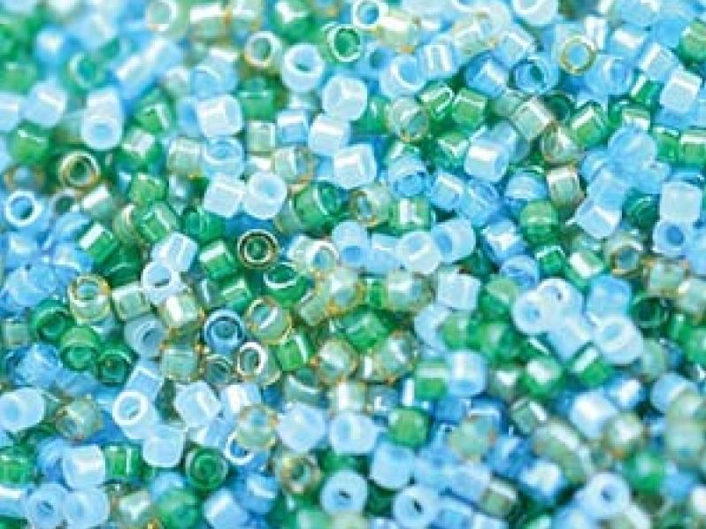 11/0 Miyuki Delica Luminous Mix 7 Japanese Seed Beads