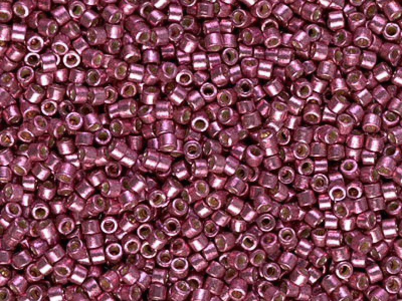 Delica Seed Beads 11/0, Duracoat Galvanized Magenta, Miyuki Japanese Beads